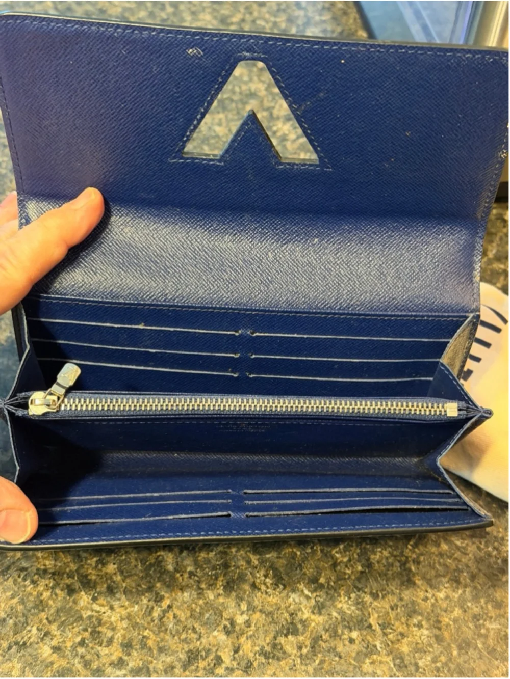 Louis Vuitton Limited Edition Epi Leather Twist Wallet